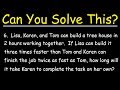 Time And Work Problems Shortcuts And Tricks