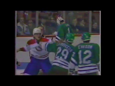 Whalers - Canadiens rough stuff 11/16/87