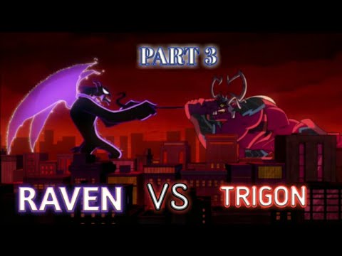 TEEN TITANS GO!! VS TEEN TITANS!|Raven VS Trigon!! (Part 3) (final part)