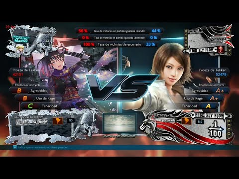 L7 154_7 (anakin x24) VS (Tincho) Asuka Kazama - Tekken 7 ( Uchiha x24 ) Online sin Grafica