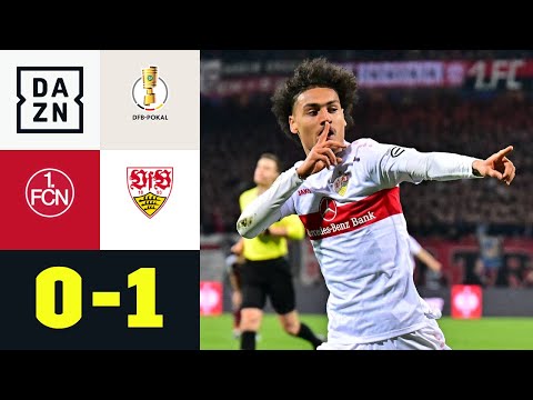 Millot trifft spät - Auftaktsieg für Hoeneß: 1. FC Nürnberg - VfB Stuttgart 0:1 | DFB-Pokal | DAZN