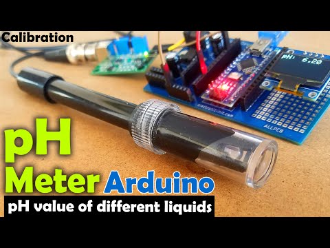 pH meter Arduino, pH Meter Calibration, DIYMORE pH Sensor, pH Sensor Arduino Code, pH of liquids