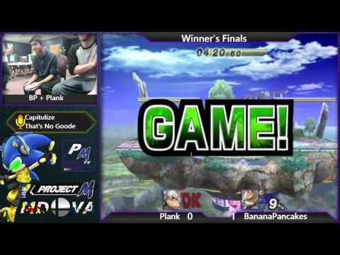 Project M @ Xanadu Dec. 15: Winner's Finals - BaconPancakes (Diddy, Fox) vs. Plank (DK, Sheik)