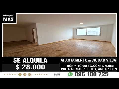 Video de YouTube - Apartamento Alquiler Ciudad Vieja Montevideo iMas.uy LC *
