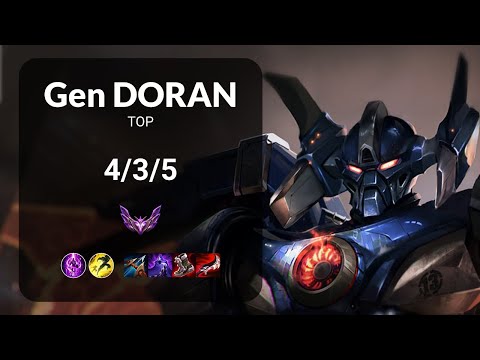 Gen Doran Aatrox vs Renekton TOP - KR  Patch 13.15
