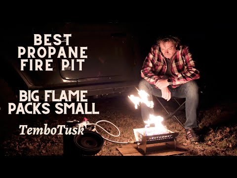 Best Portable Propane Fire Pit - Tembo Tusk Fire Pit Review