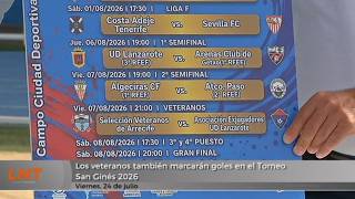 Los veteranos tambi&eacute;n marcar&aacute;n goles en el Torneo San Gin&eacute;s 2026