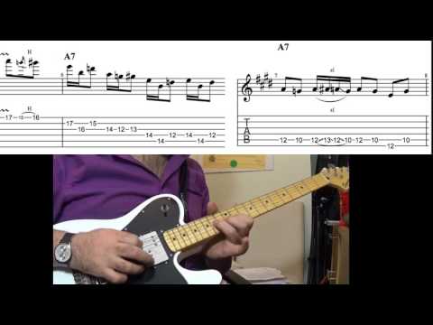 LICK OF THE DAY 9-E blues