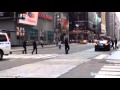 Knifeman on the loose in Times Square shot dead.
