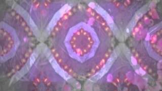 kaleidoscope floral light projection