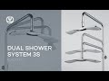 Купить Душевая система для смесителя крана KLUDI 6709105-00 Dual Shower System 670910500 душевая стойка, Хром в Киеве vannaja.kiev.ua