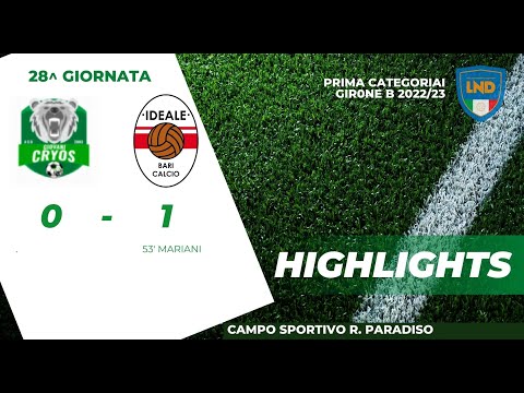 GIOVANI CRYOS 0 - 1 IDEALE BARI