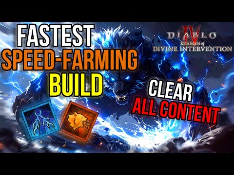 Diablo 4 THE FASTEST Druid Speed Farm Build season 11