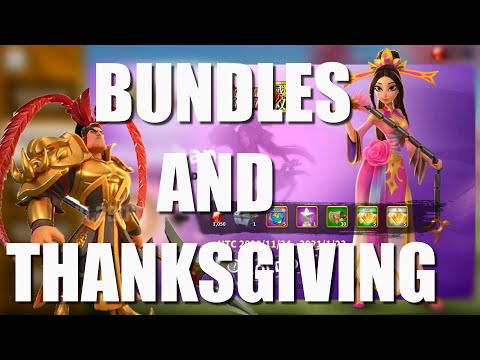 Diaochan and Lu Bu Bundles + Review of Commanders - Thanksgiving Event advice - Rise of Kingdoms