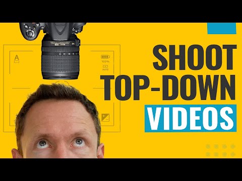 Part of a video titled Overhead Video Tutorial: How to Shoot Top Down Video [UPDATED!]