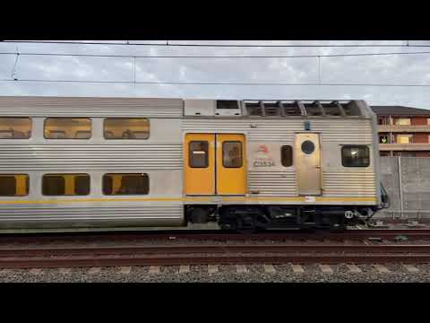 Sydney train K set (K 60-K 88) At Cabramatta parking￼ Lot Liverpool service￼ 26/8/22 at 5:50 PM￼