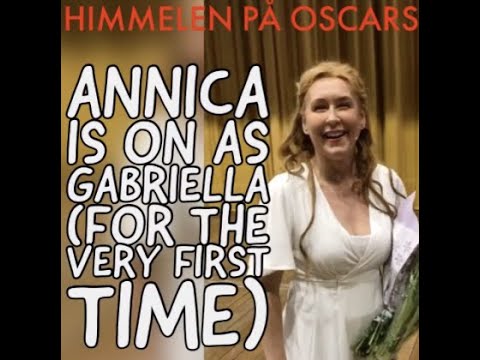 200126 ANNICA IS ON AS GABRIELLA FOR THE VERY FIRST TIME  AT THE SWEDISH MUSICAL SÅ SOM I HIMMELEN