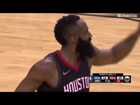MVP James Harden Full Series Rim Assists vs Minnesota Timberwolves (2018 WCR1) 