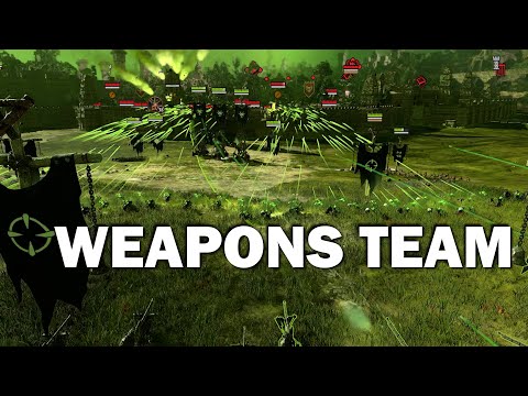 Weapons Teams the Most Powerful Army In the Game