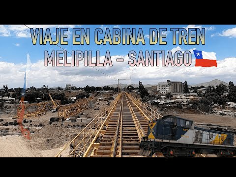 [Cab Ride] Viaje en cabina de tren Melipilla - Santiago (Chile) - Locomotora D-7100