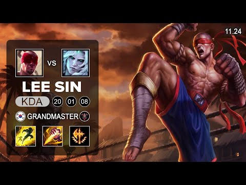 Lee Sin Jungle vs Viego - KR Grandmaster - PreSeason 12 Patch 11.24