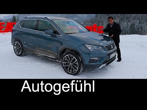 Seat Ateca AWD road & snow offroad test REVIEW - Autogefühl