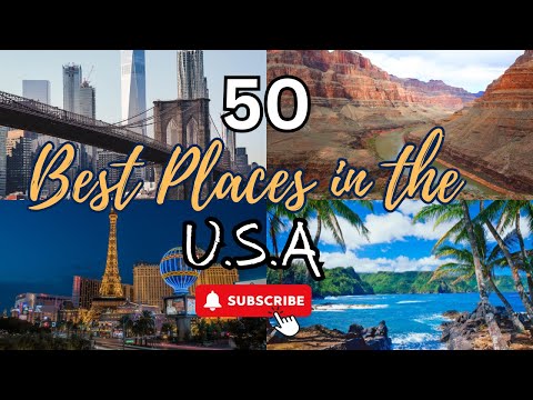 Top 50 Best Places to Visit in the U.S.A | Travel Video