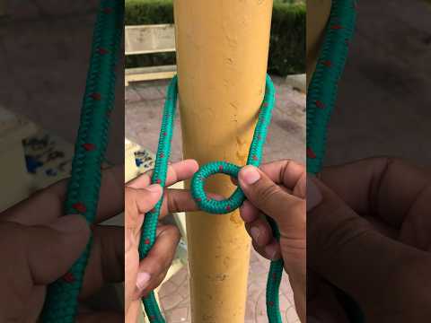 How To Tie A Knot With Vertical Pole