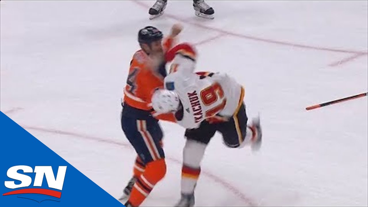 Vidéo:  Zack Kassian a DÉTRUIT la FACE de Matthew Tkachuk....