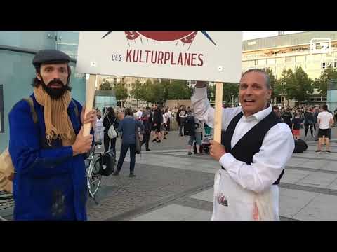 Corona-Aktionstag #nurmitkultur am 20. 09. 2020 in Leipzig