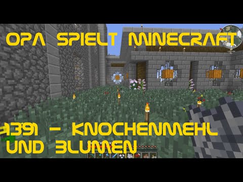 Opa spielt Minecraft 1391 - Knochenmehl und Blumen