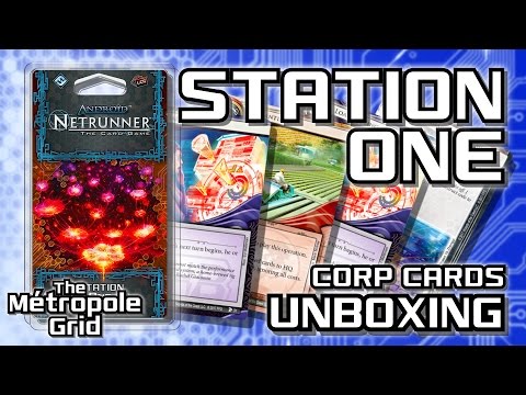Netrunner Unboxing: Station One - Corporation Cards