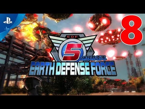 Earth Defense Force 5 Gameplay Walkthrough Part 8 (Mission 16-17)