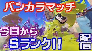Sランクに到達したので更なる高みを目指しバンカラマッチに挑戦する配信【スプラトゥーン３】