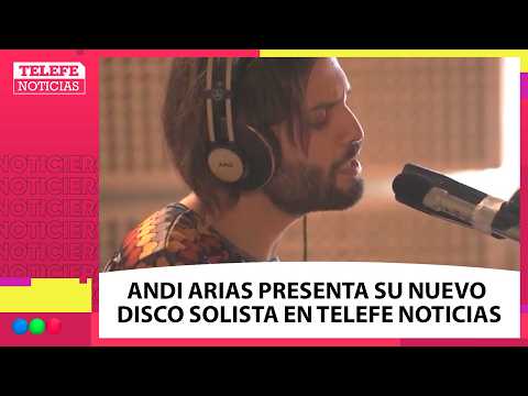ANDI ARIAS presenta su nuevo disco en el living de TELEFE NOTICIAS