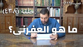 صورة كرسي المتنبي (شرح ديوان المتنبي) - حلقة (438) -  مَنْ طَلَبَ المَجْدَ فَلْيَكُنْ كَعَلِي