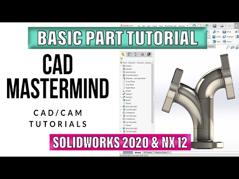 Basic Tutorial in SOLIDWORKS & NX || Solidworks 2020 || NX 12.0
