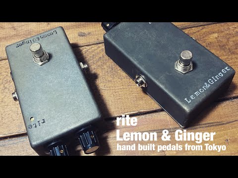 Lemon & Ginger rite ( germanium Fuzzrite clone pedal diy ) | Reverb
