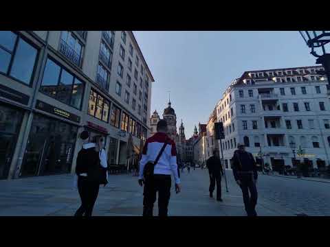 Um passeio em 4K por Dresden - revelando a beleza da Saxônia
