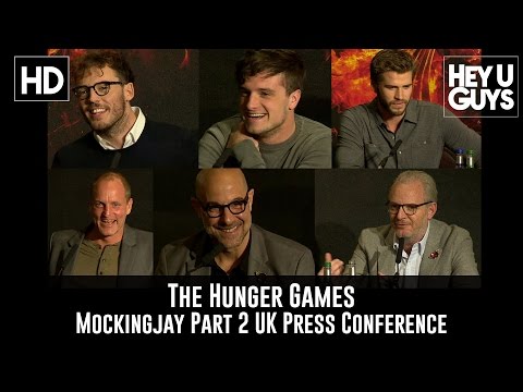 The Hunger Games Mockingjay Part 2 Press Conference - Josh Hutcherson, Hemsworth, Claflin