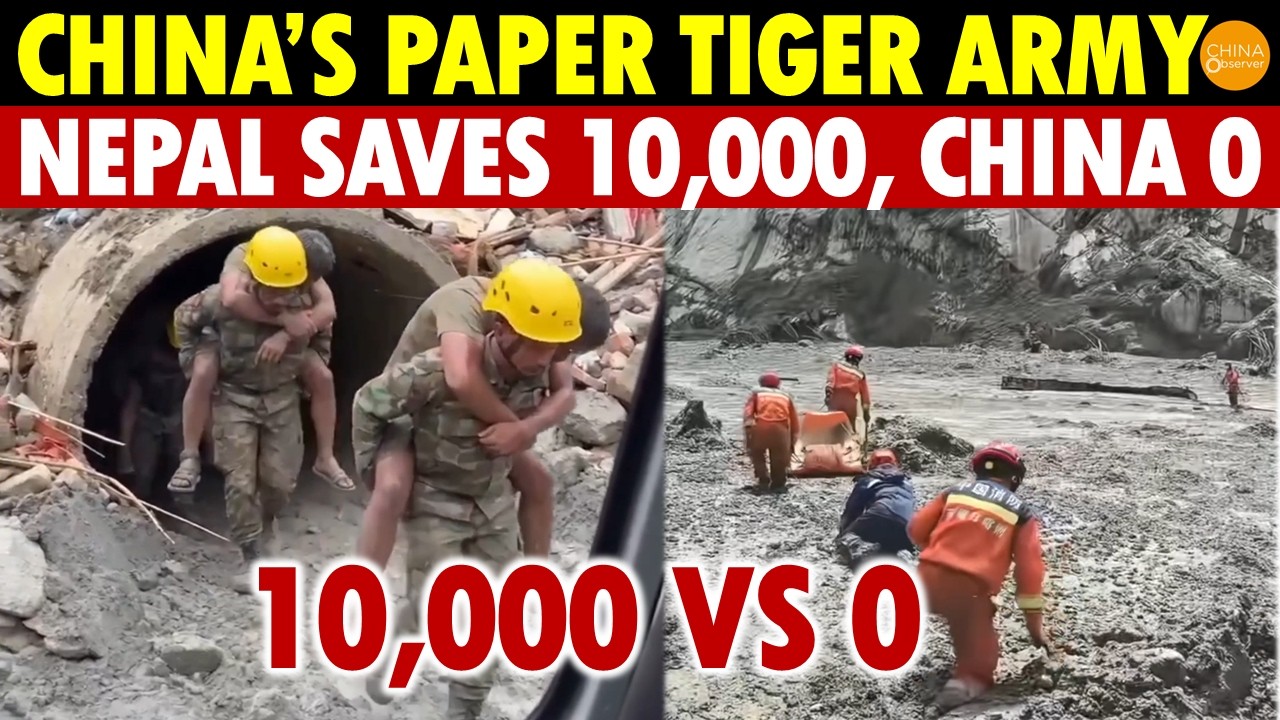 Tibet-Nepal Mudslide Exposes China’s Paper Tiger Army: 1,500 Helicopters, Only 4 For Rescue, 0 Saved