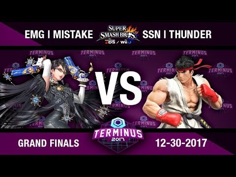 [SSB4] Terminus 2017 (Singles): EMG | Mistake vs SSN | Thunder (Grand Finals)