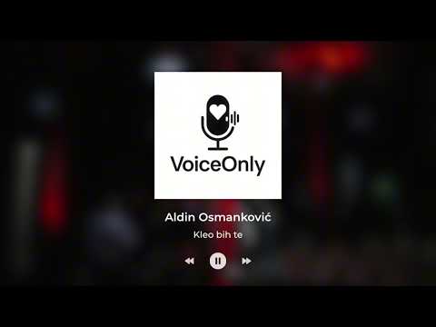 ALDIN OSMANKOVIĆ - KLEO BIH TE | BEZ MUZIKE