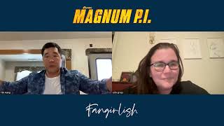 Fangirlish | Tim Kang se confie  Erin Gross sur le personnage de Gordon Katsumoto et sur l'acteur qu'il aimerait voir dans la srie Magnum P.I. (VO)