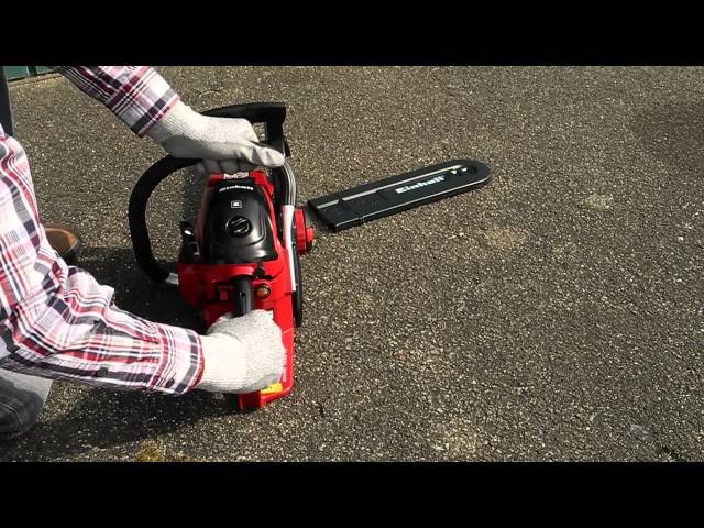 Vidéo teaser pour Start-Anleitung Benzin-Kettensäge GH-PC 1535 TC