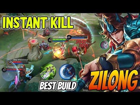 ZILONG BUILD INSTANT KILL FULL DAMAGE ONLY - Zilong Best Build 2022 ~ MLBB