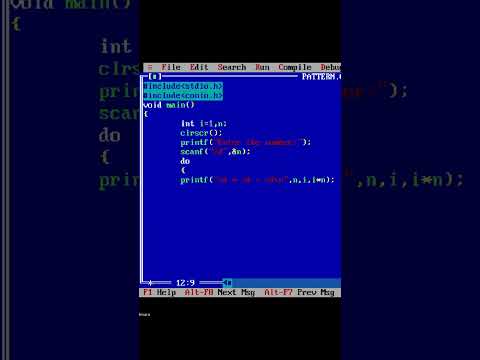 Multiplication Table Program In C Using Do While Loop