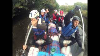 preview picture of video 'River Dart Raft Race 2013'