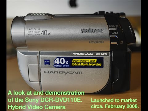 Sony DCR DVD110E. Hybrid Handycam
