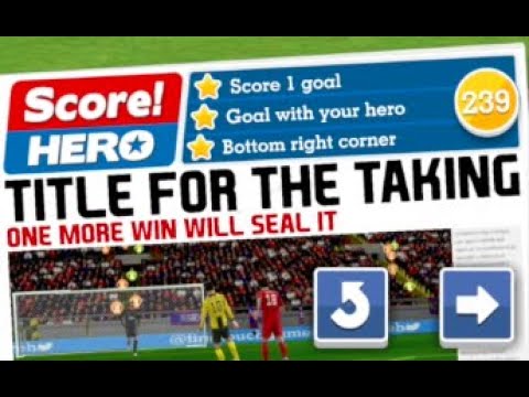 Score Hero Level 239 (3 Stars) Walkthrough - Borussia Dortmund vs Bayern Munich